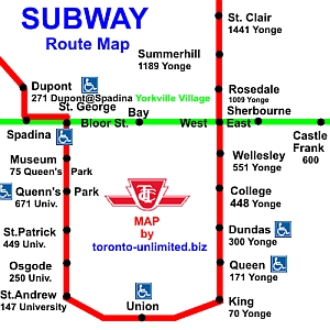 Toronto Subway map